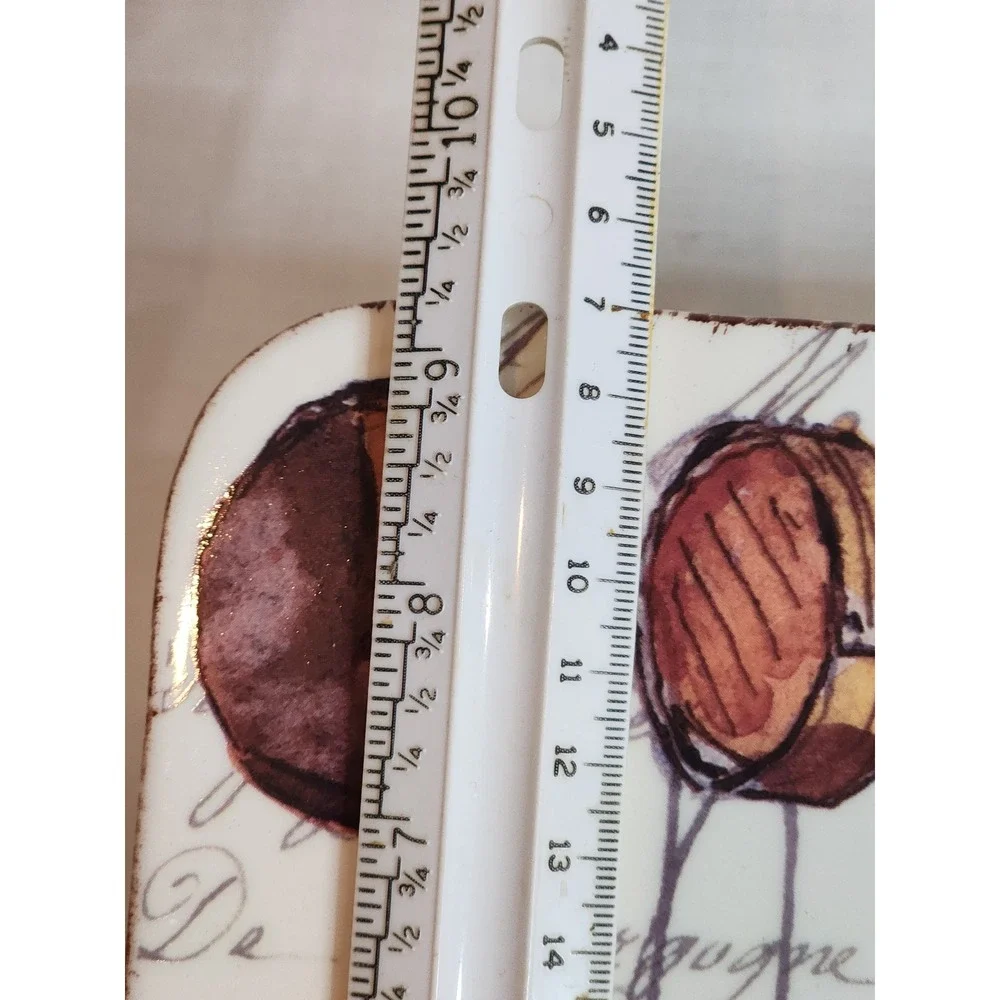 Vintage Williams Sonoma Ceramic Cheese Board Charcuterie 13